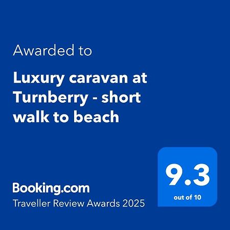 Luxury Caravan At Turnberry - Short Walk To Beach Girvan Exterior foto